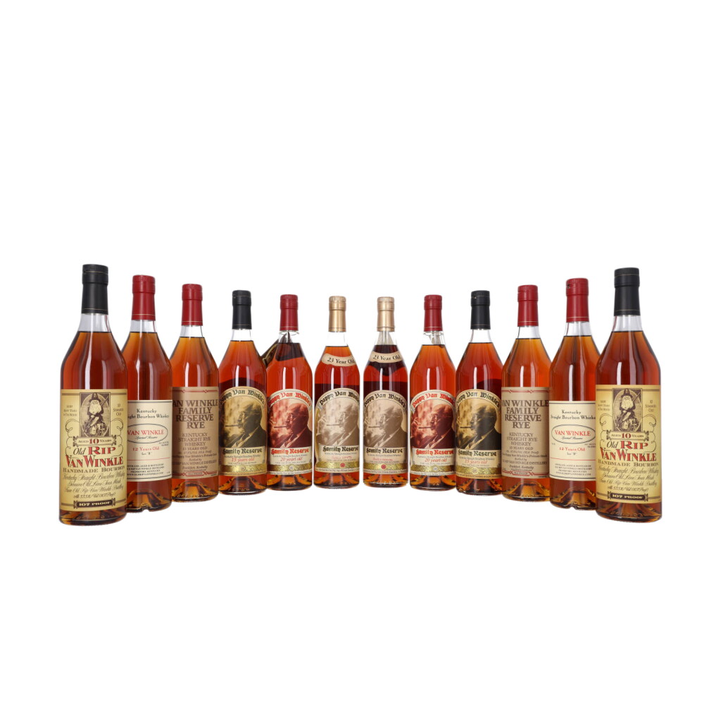 View full screen - View 1 of Lot 5354. Pappy Van Winkle Double Vertical 2020 & 2021 NV (12 BT75).