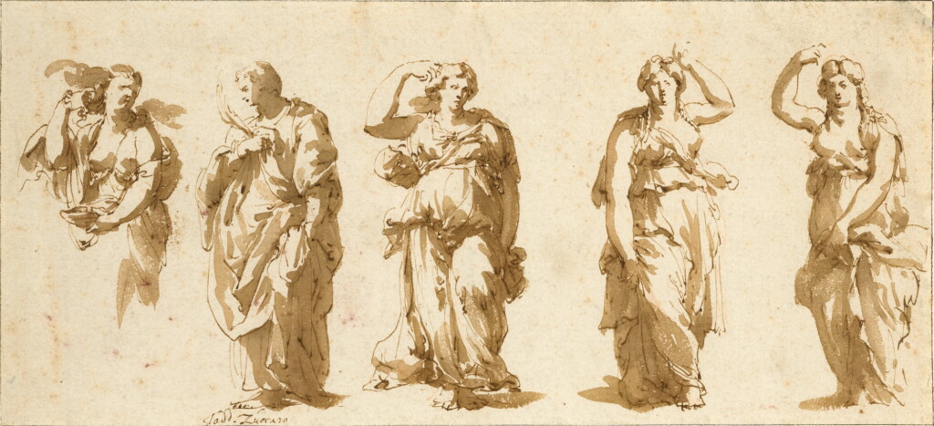 View full screen - View 1 of Lot 95. Series of Studies After the Antique.