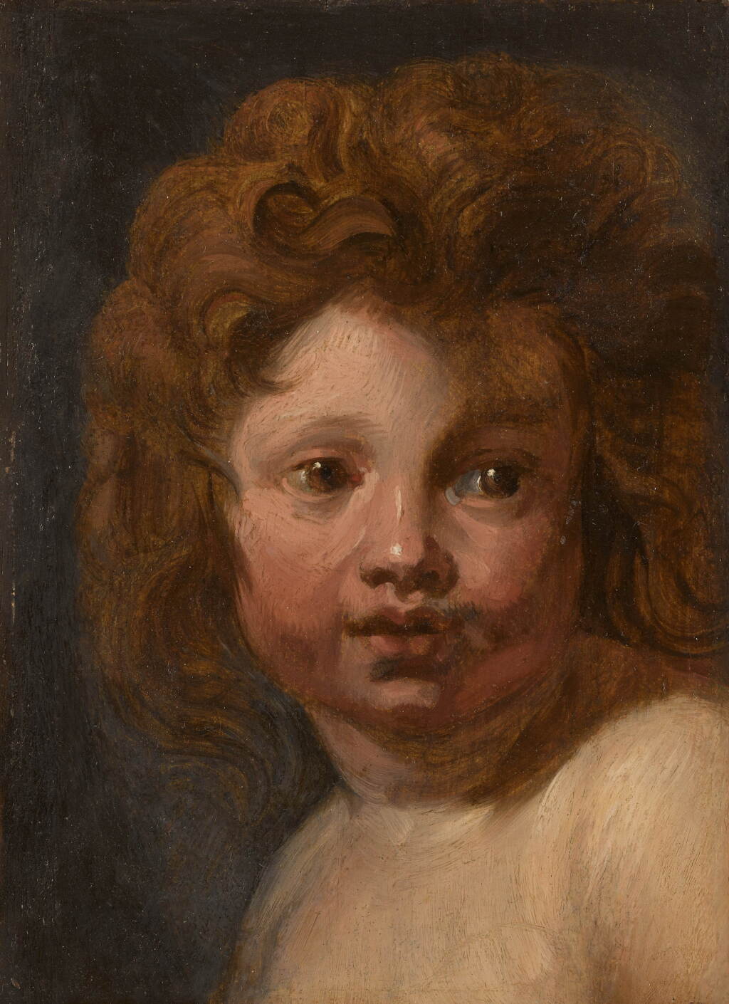 View full screen - View 1 of Lot 48. Study of a child with red hair.