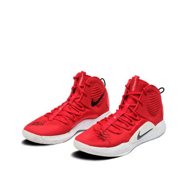 View full screen - View 1 of Lot 1. Nikola Jokic 2019 Denver Nuggets Game Worn & Signed Sneakers.