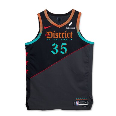 View full screen - View 1 of Lot 194. Mike Muscala Washington Wizards 2023-2024 In-Season Tournament Game Worn City Edition Jersey.