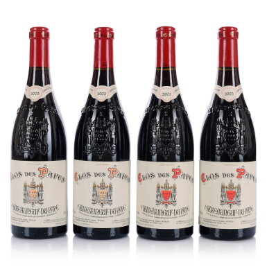 View full screen - View 1 of Lot 633. Châteauneuf du Pape, Rouge 2005 Clos des Papes (4 BT).