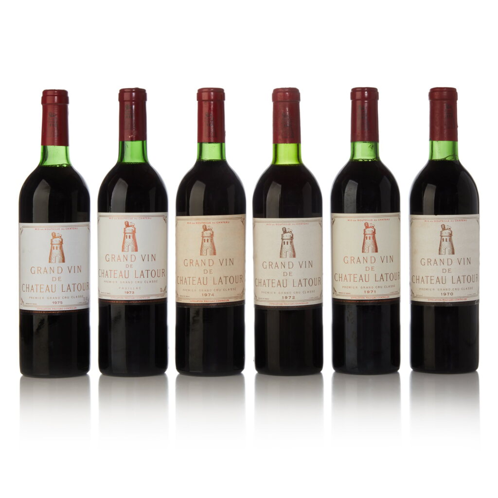 View full screen - View 1 of Lot 6. Château Latour Vertical 1970-2011 (42 BT).