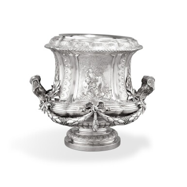 View full screen - View 1 of Lot 1442. A Victorian silver wine-cooler, James Garrard for R. & S. Garrard & Co., London, 1889.