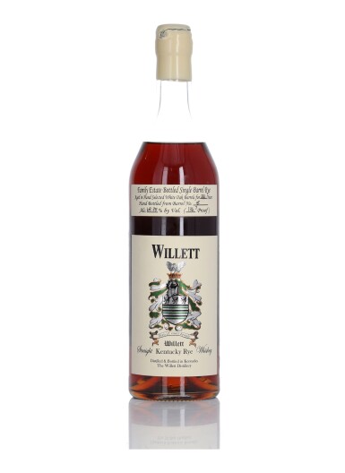 View full screen - View 1 of Lot 352. Willett Family Estate Single Barrel Rye #8 "Doug's Black Ink" 22 Year Old 136.7 Proof 1984 (1 Bottle 75cl).
