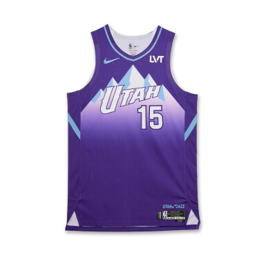 View full screen - View 1 of Lot 161. Drew Eubanks Utah Jazz 2024-2025 Game Worn City Edition Jersey | Matched to 3 Games.