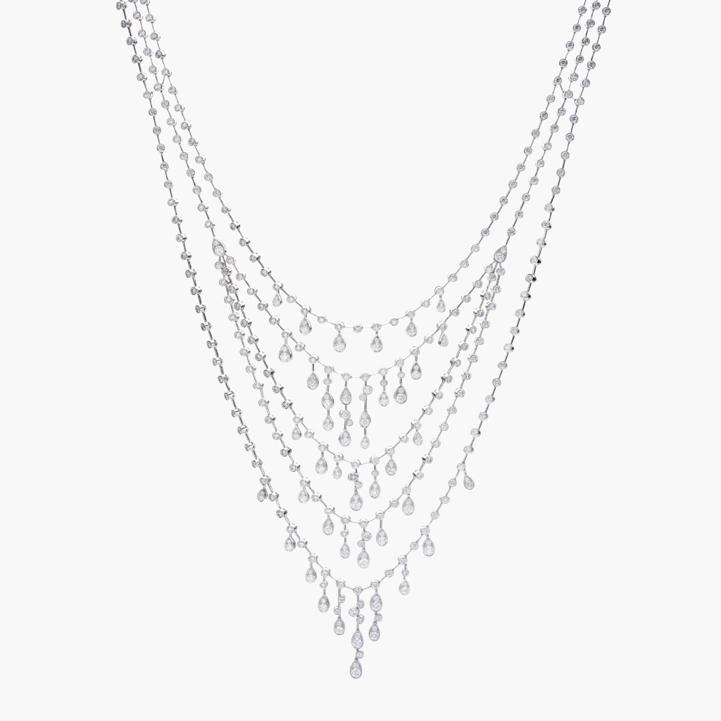 View full screen - View of Diamond 'Indes Mysterieuses' Necklace.