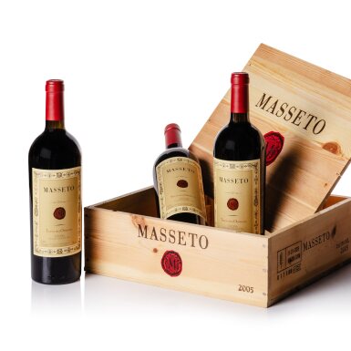 View full screen - View 1 of Lot 403. Masseto 2005 (3 BT).