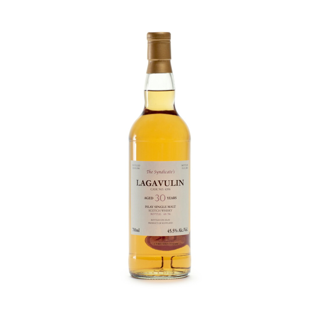 View full screen - View 1 of Lot 67. Lagavulin The Syndicate 30 Year Old 45.5 abv 1990 (1 BT70).