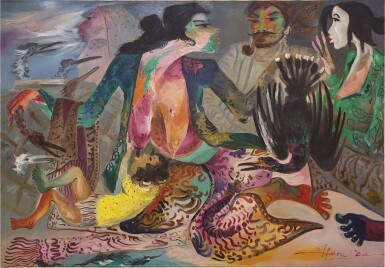 View full screen - View 1 of Lot 1062. HENDRA GUNAWAN 亨德拉·古拿溫 | PENJUAL BEBEK (THE DUCK SELLER) 鴨販.