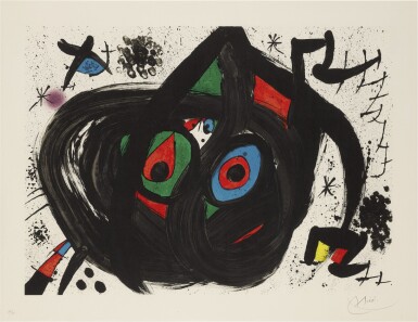 View full screen - View 1 of Lot 119. Homage to Joan Prats, No. 5 (Mourlot 713).