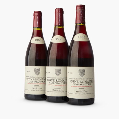 View full screen - View 1 of Lot 89. Vosne Romanée, Cros Parantoux 1995 Henri Jayer (3 BT).