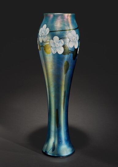 View full screen - View 1 of Lot 349. "Dogwood" Cameo Vase.