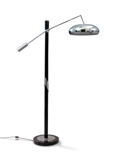 View full screen - View 1 of Lot 2066. XXth century work, articulated floor lamp | Travail du XXe siècle, Lampadaire articulé.