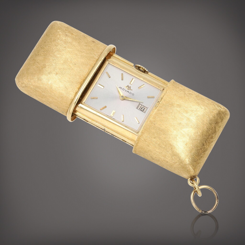 View full screen - View 1 of Lot 172. Reference Ermeto Montre de poche en or jaune | Yellow gold pocket watch Vers 1965 | Circa 1965.