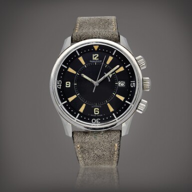 View full screen - View 1 of Lot 511. Memovox Polaris, Reference E859 | Stainless steel wristwatch with date and alarm | Circa 1967.