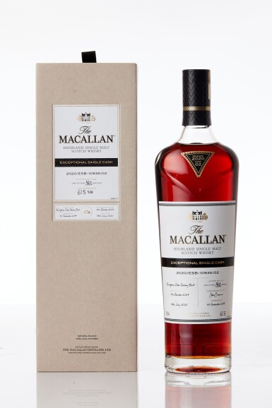 View full screen - View 1 of Lot 1006. The Macallan Exceptional Single Cask 2020/ESB-10935/02 61.5 abv 2004 (1 BT70).