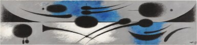View full screen - View 1 of Lot 318. HERBERT BAYER | GREY, BLUE, WHITE (SPUTNIK).