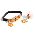 Set of A Vintage Haute Couture Belt Fall-Winter 1988-1989, A Cuff Ready-to-Wear Spring 1995, and A Brooch Ready-to-Wear Spring 1993