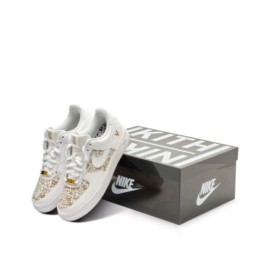 View full screen - View 1 of Lot 94. Nike Air Force 1 Low Kith 'Just Us' | Size 11.5.