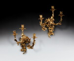 Paire d'appliques en bronze doré, Autriche, probablement Vienne, vers 1750