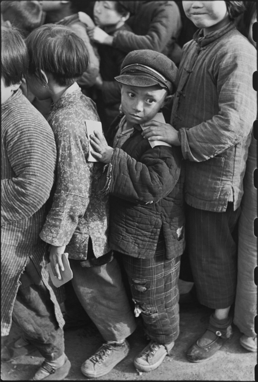 View full screen - View 1 of Lot 46. Peking (Children Waiting in Rice Line).