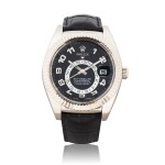 Sky-Dweller, Ref. 326139 Montre bracelet en or gris avec deux fuseau horaires, date, mois et bracelet | White gold dual time zone wristwatch with date, month and bracelet Circa 2017 | Vers 2017