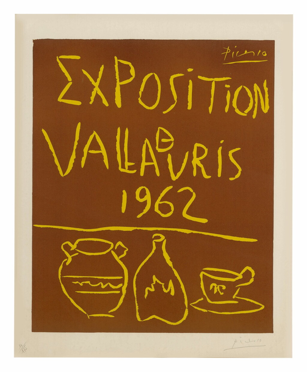 View full screen - View 1 of Lot 5. PABLO PICASSO | EXPOSITION DE VALLAURIS 1962 (B. 1299; BA. 1335).