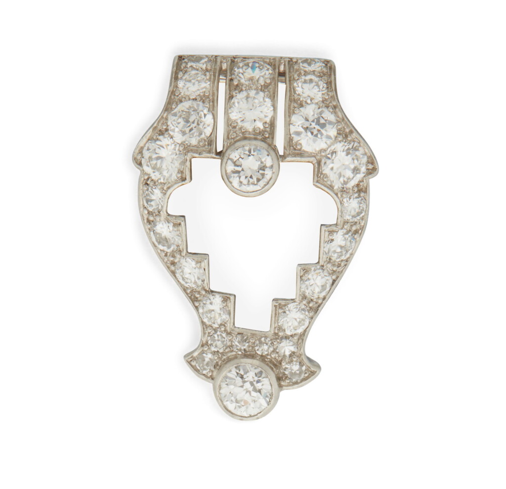 View full screen - View 1 of Lot 17. DIAMOND CLIP, CARTIER.
