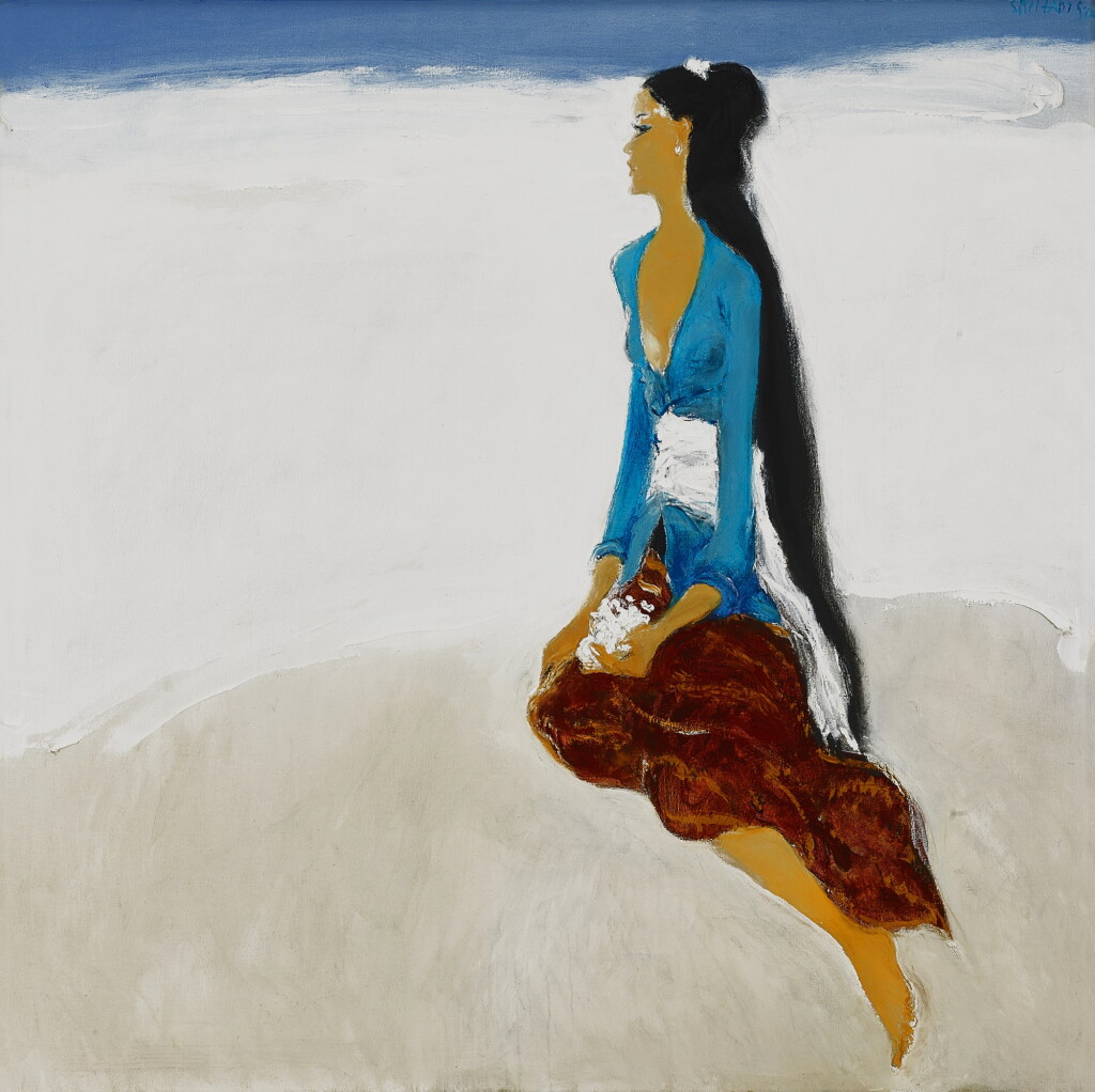 View full screen - View 1 of Lot 177. Srihadi Soedarsono 斯裡哈迪 · 蘇達索諾 | Hope-Waiting for the Beloved One 希望—等待愛人.