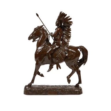 View full screen - View 1 of Lot 503. The Indian Warrior.
