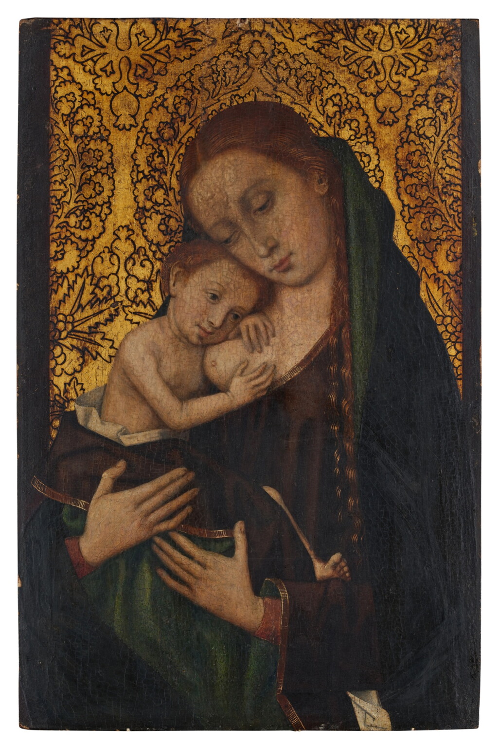 View full screen - View 1 of Lot 427. Virgin and Child.