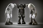 KAWS | I. SMALL LIE (BROWN) II. SMALL LIE (BLACK) III. SMALL LIE (GREY)