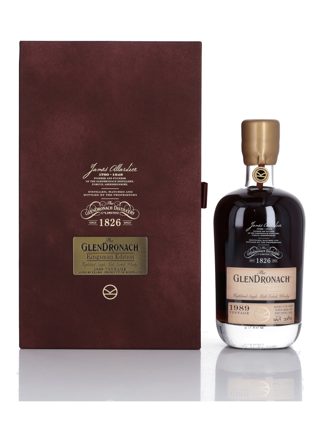 View full screen - View 1 of Lot 85. The Glendronach Kingsman Edition 29 Year Old 50.1 abv 1989 (1 Bottle 70cl).