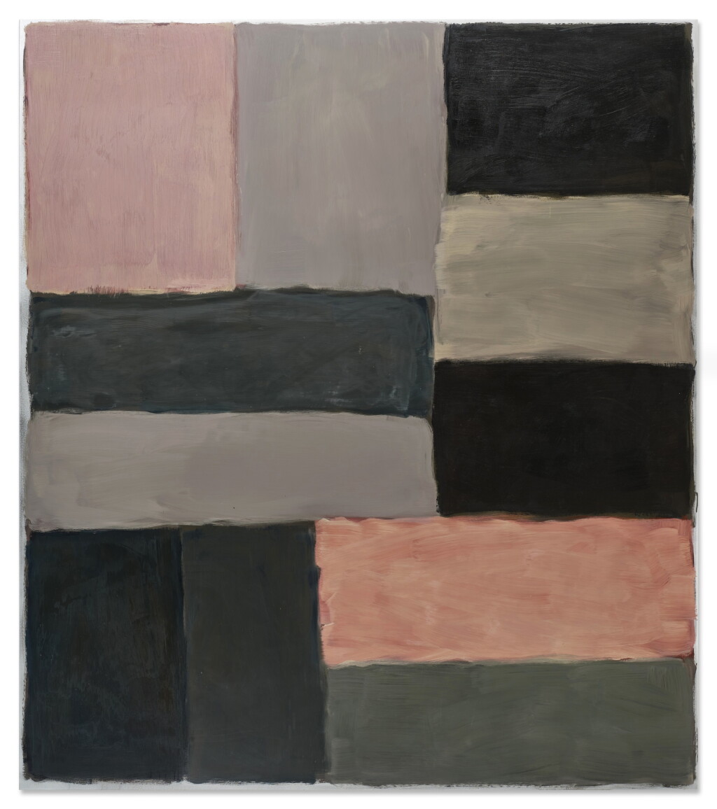 View full screen - View 1 of Lot 28. Wall of Light Pink Black.