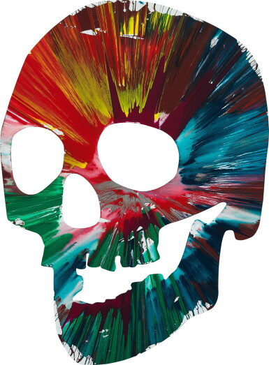 View full screen - View 1 of Lot 4. Untitled (Skull Spin Painting) | 無題(骷髏旋轉畫).