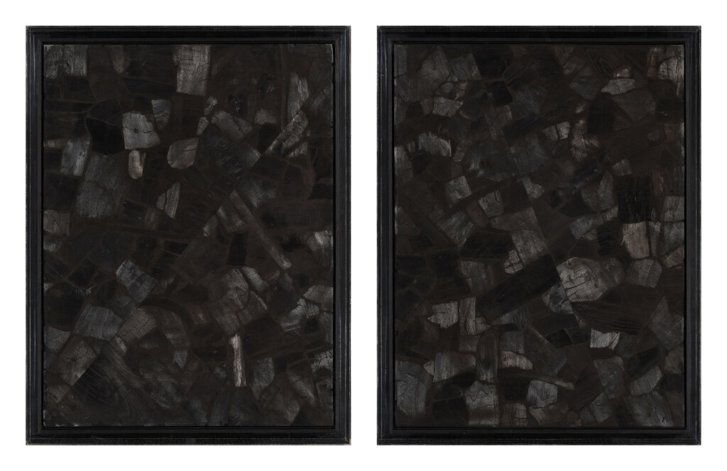 View full screen - View 1 of Lot 815. Lee Bae 李英培 | Issu du Feu (From Fire) (Two Works) 從火(兩幅作品).