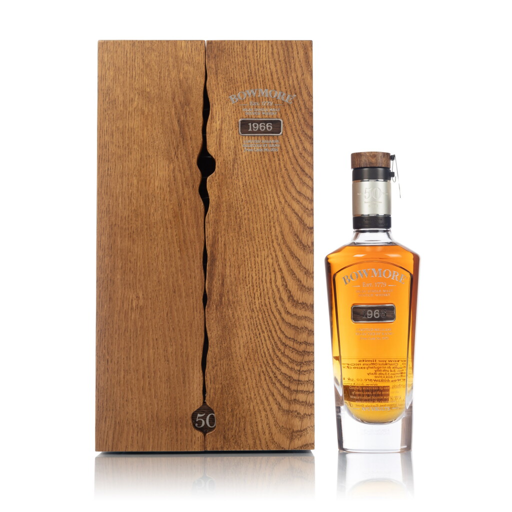 View full screen - View 1 of Lot 62. Bowmore 50 Year Old Number 1 Vaults 41.5 abv 1966 (1 BT70).