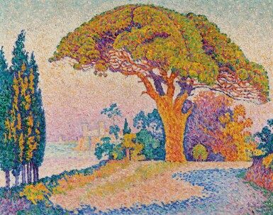 View full screen - View 1 of Lot 1015. PAUL SIGNAC | LE PIN DE BERTAUD.