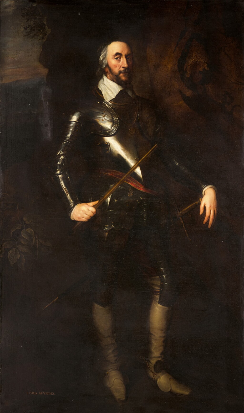 View full screen - View 1 of Lot 67. AFTER SIR ANTHONY VAN DYCK | Portrait of Thomas Howard, 14th Earl of Arundel and Earl of Surrey (1586-1646).