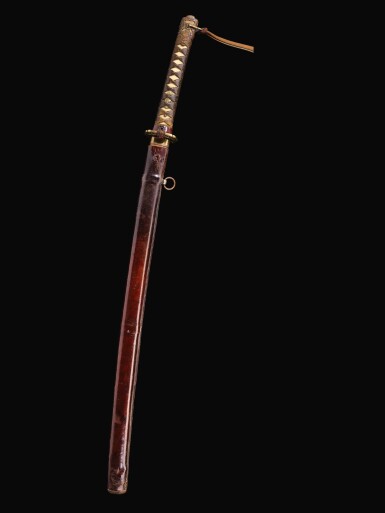 View full screen - View 1 of Lot 33. A SHINTO KATANA, SIGNED HIZEN KUNI JU OMI DAIJYO FUJIWARA TADAHIRO, EDO PERIOD | 17TH CENTURY.