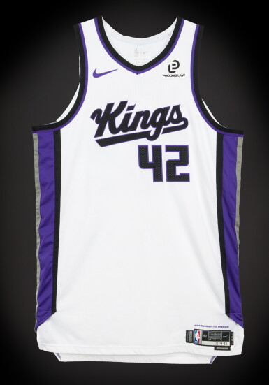Maxime Raynaud 'Rookie Year' Sacramento Kings 2025-2026 Game Worn Association Edition Jersey | Matched to 2 Games | First Career Double-Double