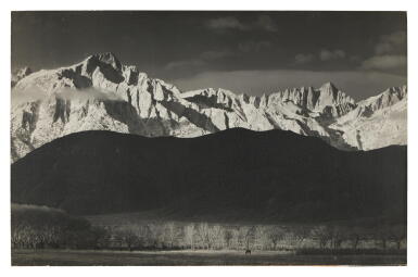 View full screen - View 1 of Lot 34. Sierra Nevada from Lone Pine California.