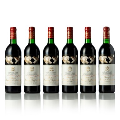 View full screen - View 1 of Lot 18. Château Mouton Rothschild 1986 (12 BT).