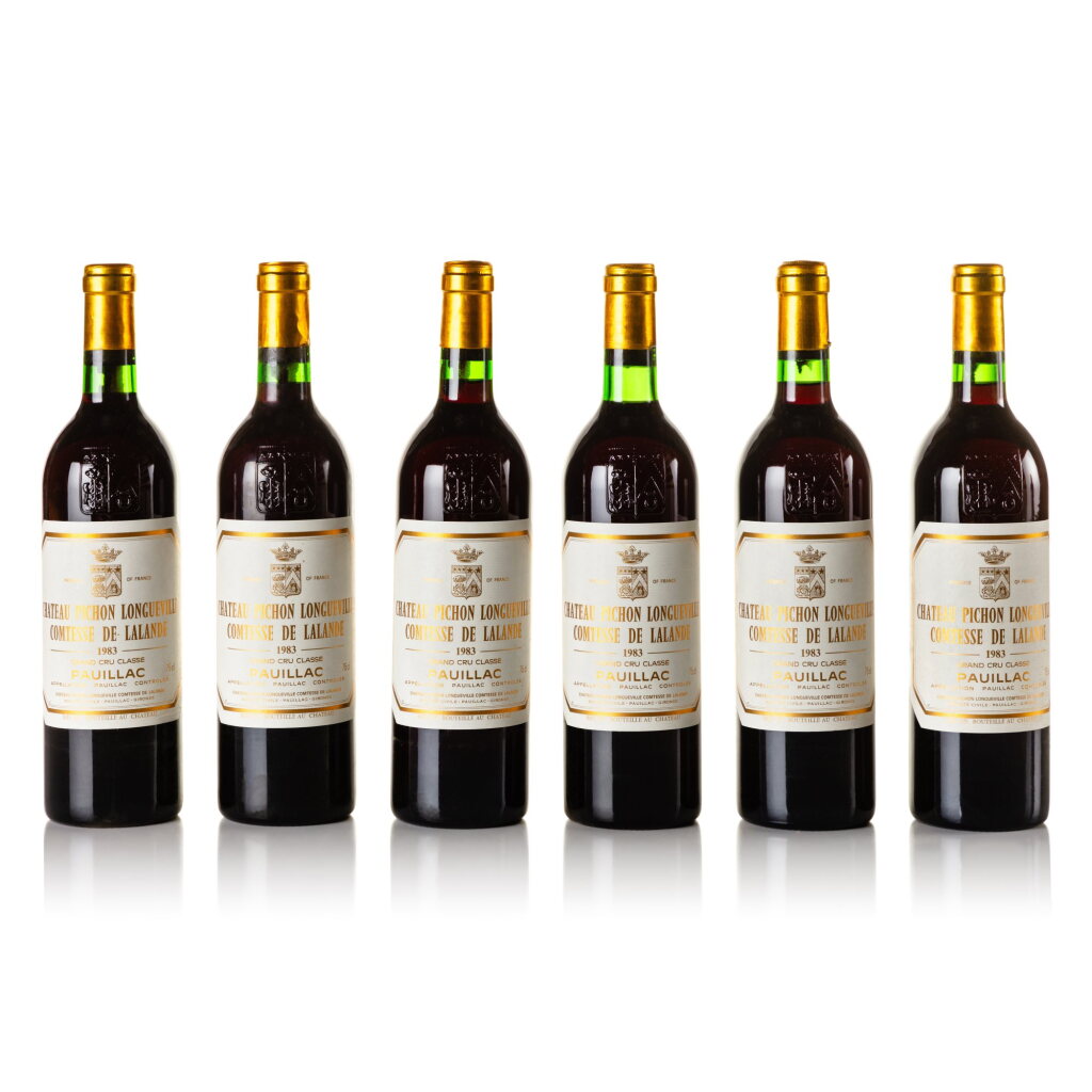View full screen - View 1 of Lot 129. Château Pichon Longueville, Lalande 1983 (12 BT).