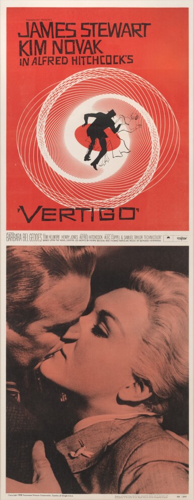 View full screen - View 1 of Lot 67. Vertigo (1958).