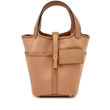 View full screen - View 1 of Lot 25. Limited Edition Chai Swift and Toile Goeland Cargo Picotin Lock 18 Gold Hardware, 2022.