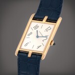 Tank Asymétrique, Reference WGTA0044 | A limited edition yellow gold asymetric wristwatch | Circa 2021