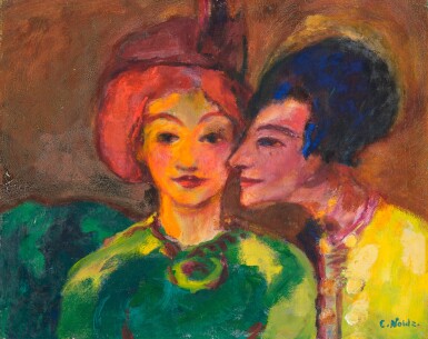 View full screen - View 1 of Lot 319. Freundinnen (Klein) (Friends (Small)).