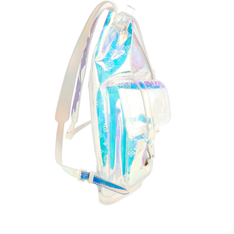 Louis Vuitton Iridescent Monogram Prism Christopher GM Backpack White Hardware, 2019 Available For Immediate Sale At Sotheby's Louis Vuitton Iridescent Monogram Prism Christopher GM Backpack White Hardware, 2019 Available For Immediate Sale At Sotheby's